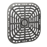 Square 24x23cm Fryer Replacement Grill Pan 304 Stainless Steel Fryer Replacement Crisper Plate - Close-Up Angle