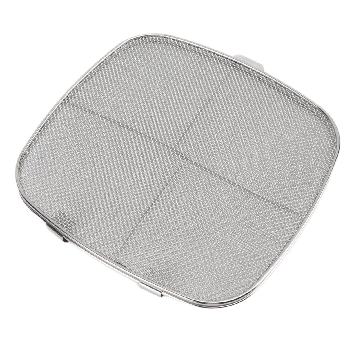 Fryer Splatter Screen 304 Stainless Steel Double Deck Fryer Splatter Shield for Oval Barbecue Machine Home
