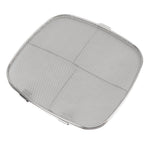 Fryer Splatter Screen 304 Stainless Steel Double Deck Fryer Splatter Shield for Oval Barbecue Machine Home
