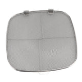 Fryer Splatter Screen 304 Stainless Steel Double Deck Fryer Splatter Shield for Oval Barbecue Machine Home - Side View