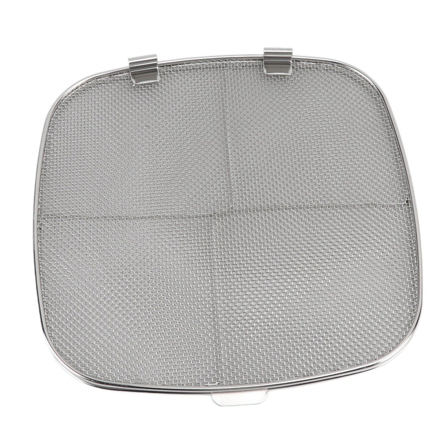 Fryer Splatter Screen 304 Stainless Steel Double Deck Fryer Splatter Shield for Oval Barbecue Machine Home