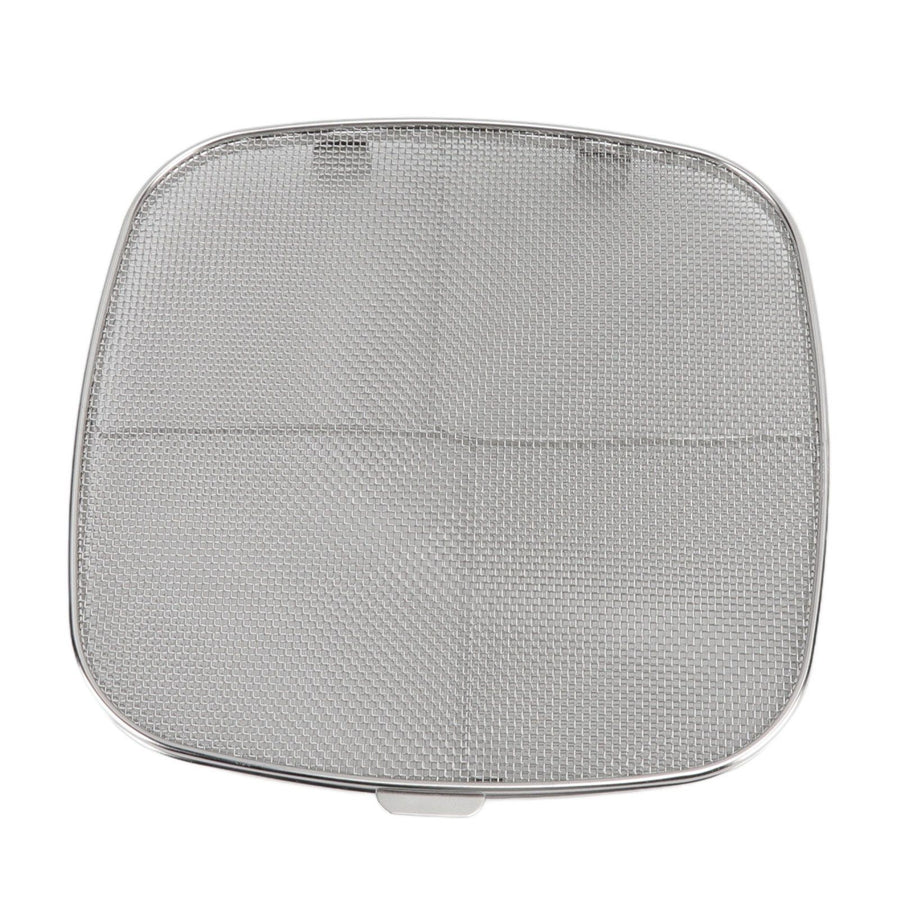 Fryer Splatter Screen 304 Stainless Steel Double Deck Fryer Splatter Shield for Oval Barbecue Machine Home