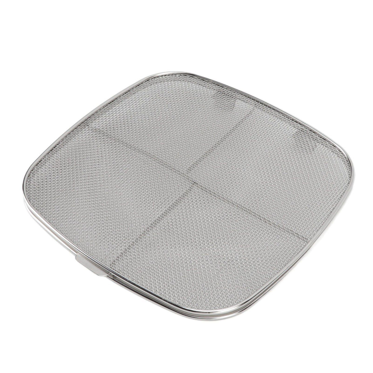 Fryer Splatter Screen 304 Stainless Steel Double Deck Fryer Splatter Shield for Oval Barbecue Machine Home