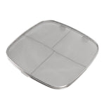 Fryer Splatter Screen 304 Stainless Steel Double Deck Fryer Splatter Shield for Oval Barbecue Machine Home
