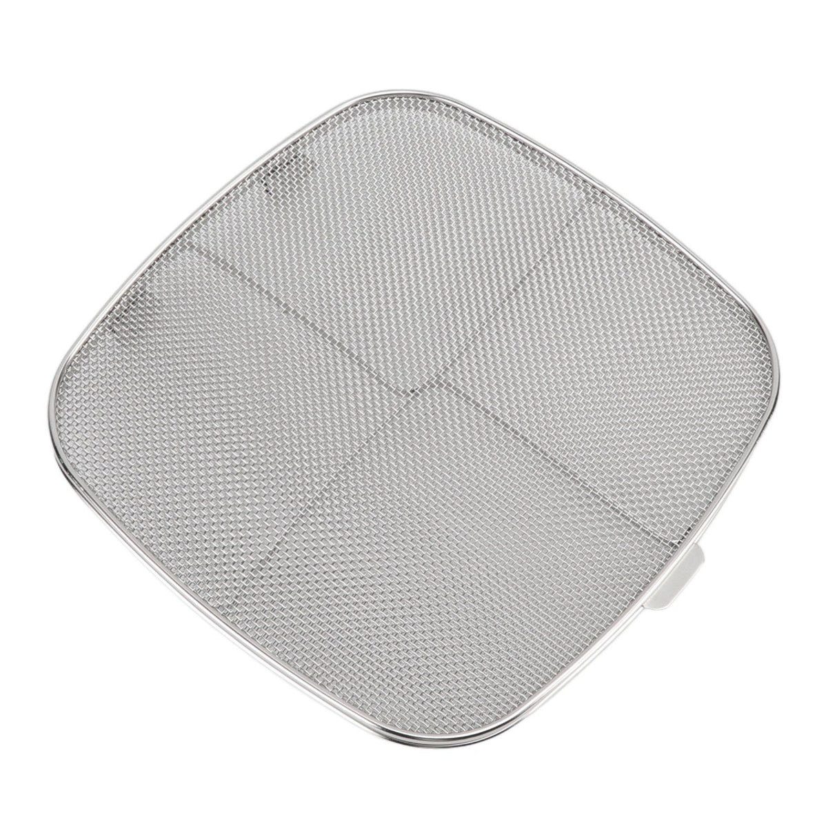 Fryer Splatter Screen 304 Stainless Steel Double Deck Fryer Splatter Shield for Oval Barbecue Machine Home