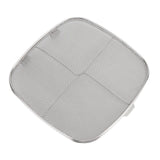 Fryer Splatter Screen 304 Stainless Steel Double Deck Fryer Splatter Shield for Oval Barbecue Machine Home - Close-Up Angle