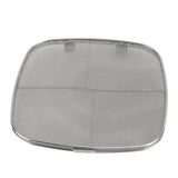 Fryer Splatter Screen 304 Stainless Steel Double Deck Fryer Splatter Shield for Oval Barbecue Machine Home