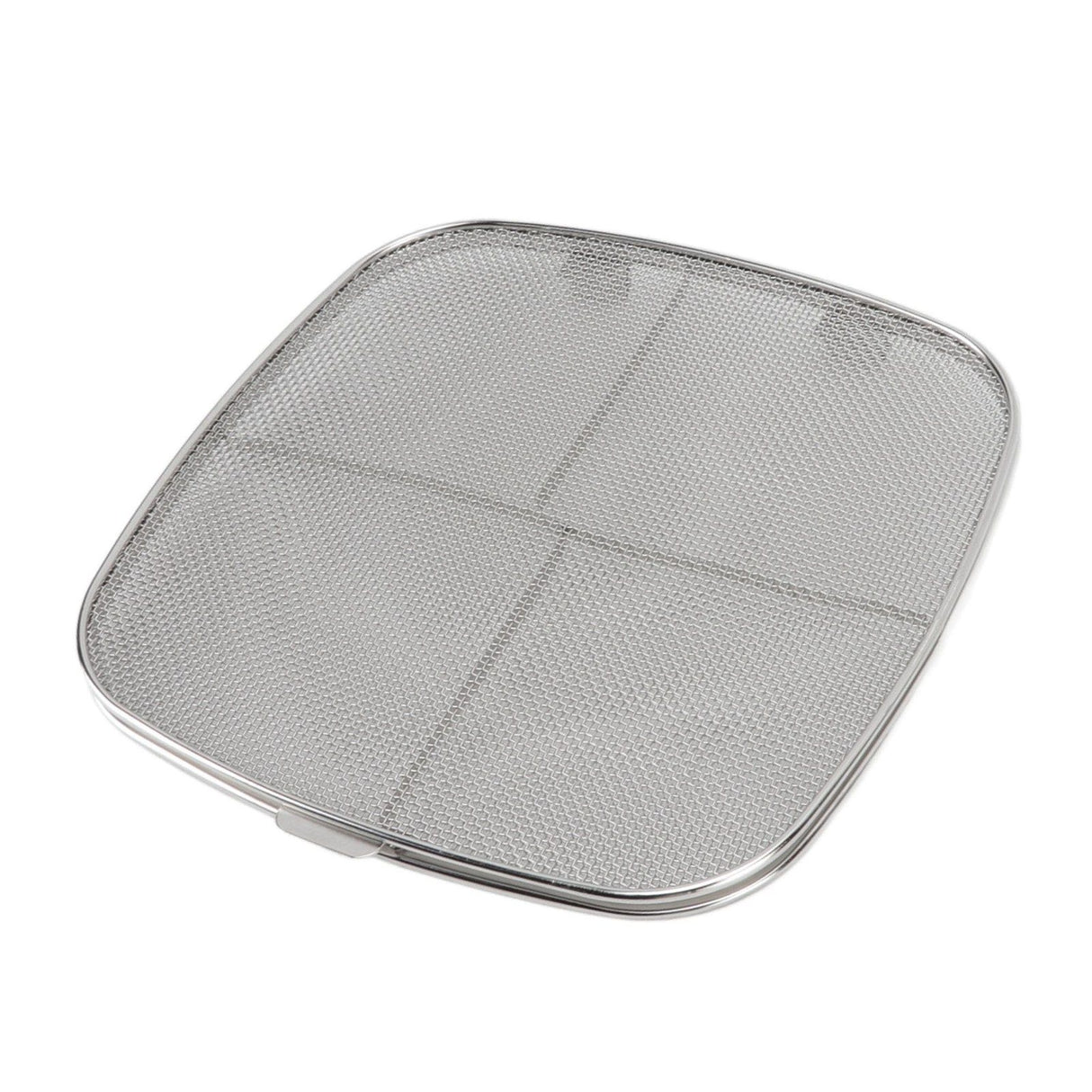 Fryer Splatter Screen 304 Stainless Steel Double Deck Fryer Splatter Shield for Oval Barbecue Machine Home