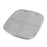 Fryer Splatter Screen 304 Stainless Steel Double Deck Fryer Splatter Shield for Oval Barbecue Machine Home - Extra Image