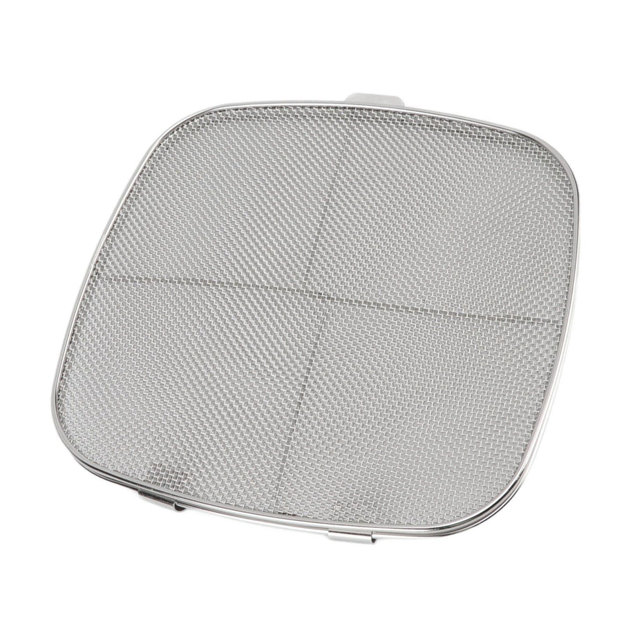 Fryer Splatter Screen 304 Stainless Steel Double Deck Fryer Splatter Shield for Oval Barbecue Machine Home