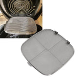 Fryer Splatter Screen 304 Stainless Steel Double Deck Fryer Splatter Shield for Oval Barbecue Machine Home - Extra Image