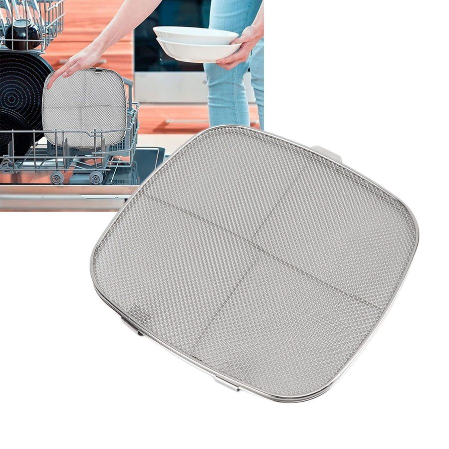 Fryer Splatter Screen 304 Stainless Steel Double Deck Fryer Splatter Shield for Oval Barbecue Machine Home
