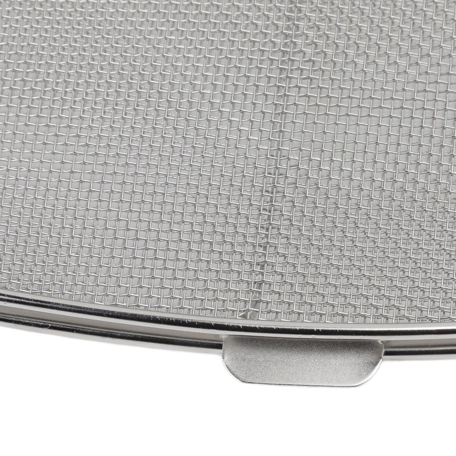 Fryer Splatter Screen 304 Stainless Steel Double Deck Fryer Splatter Shield for Oval Barbecue Machine Home