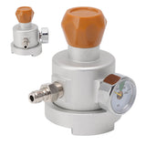 Soda Maker Adapter Aluminum Corrosion Rust Resistance CO2 Refill Connector with Pressure Gauge 8mm Male Quick Plug - Extra Image
