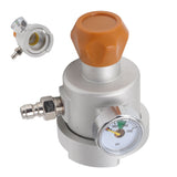 Soda Maker Adapter Aluminum Corrosion Rust Resistance CO2 Refill Connector with Pressure Gauge 8mm Male Quick Plug - Extra Image