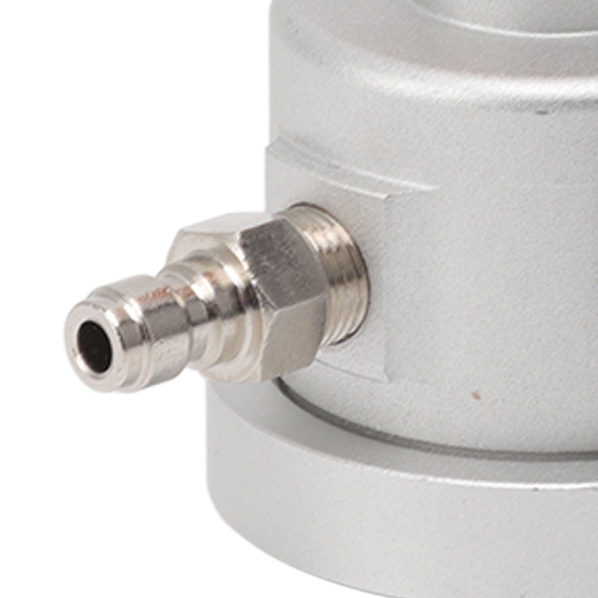 Soda Maker Adapter Aluminum Corrosion Rust Resistance CO2 Refill Connector with Pressure Gauge 8mm Male Quick Plug
