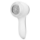 Portable Fabric Shaver Battery Operated Fuzz Ball Lint Remover 2 in 1 Hair Ball Trimmer Household Clothes Shaving Machine Black - Front View