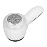 Portable Fabric Shaver Battery Operated Fuzz Ball Lint Remover 2 in 1 Hair Ball Trimmer Household Clothes Shaving Machine Black - Rear View