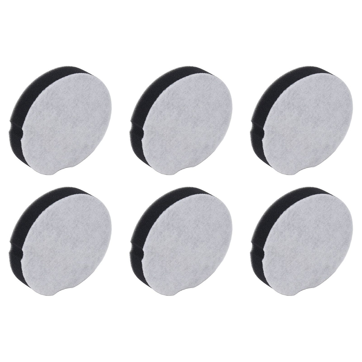 6PCS Vacuum Cleaner Filter Cotton Silicone ABS Vacuum Cleaner Accessories for Bissell 1520 Series 1604896