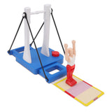 Figure Rotating Athlete Board Game ABS Low Noise Kids Board Game Toy for Home Party - Side View