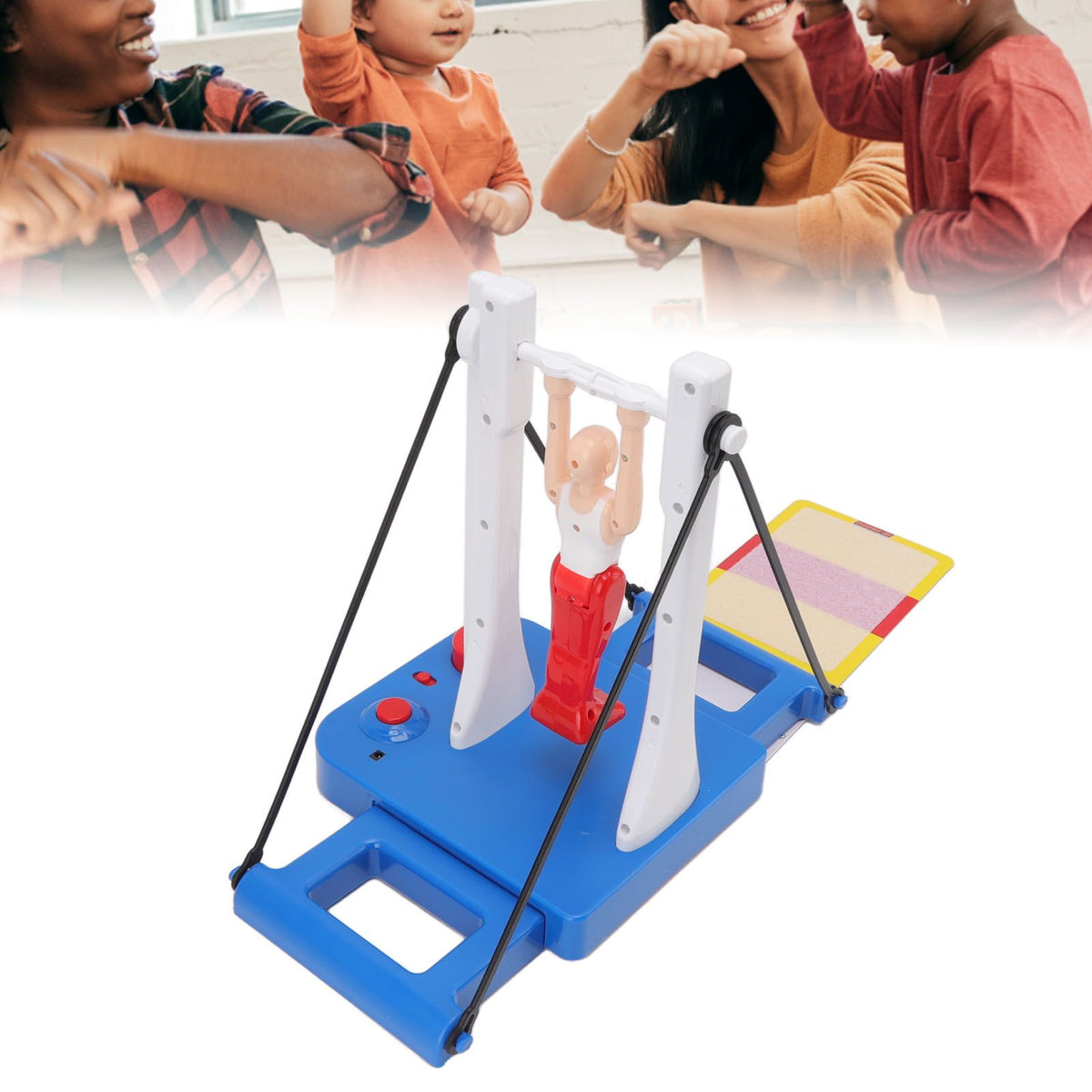Figure Rotating Athlete Board Game ABS Low Noise Kids Board Game Toy for Home Party