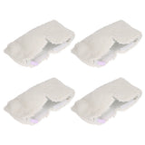 4Pcs Microfiber Mop Pads Replacement Steaming Mop Pads for Shark S3901 S3500 S3501 - Front View