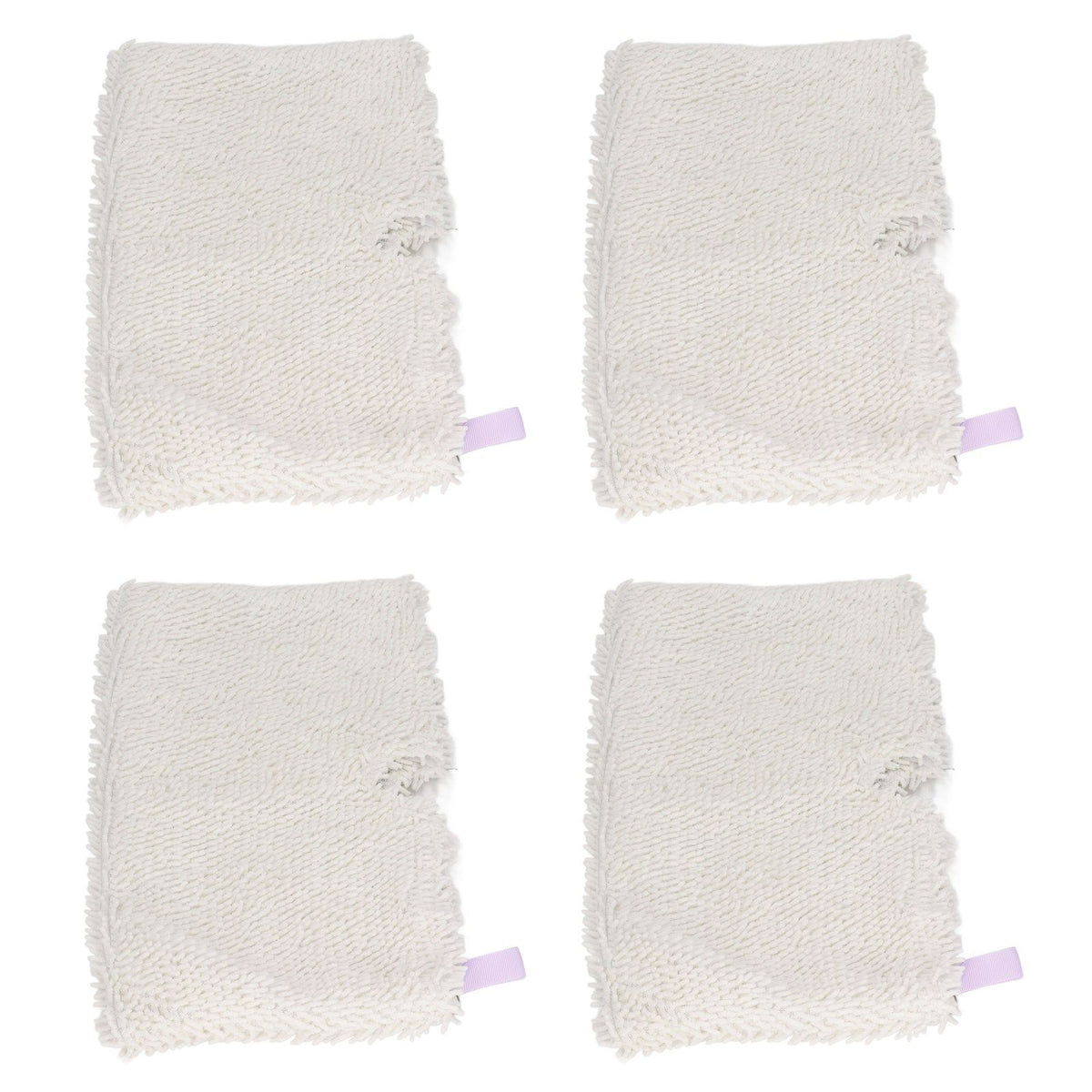 4Pcs Microfiber Mop Pads Replacement Steaming Mop Pads for Shark S3901 S3500 S3501