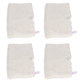 4Pcs Microfiber Mop Pads Replacement Steaming Mop Pads for Shark S3901 S3500 S3501 - 45-Degree Angle