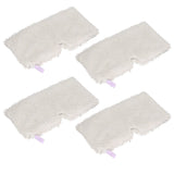 4Pcs Microfiber Mop Pads Replacement Steaming Mop Pads for Shark S3901 S3500 S3501 - Rear View
