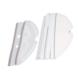 Sweeper Mop Cloth Bracket Kit Disposable Mop Cloth Holder Plate for Xiaomi Roborock S6 S5max E35 E2 Sweeping Robot - Top-Down View
