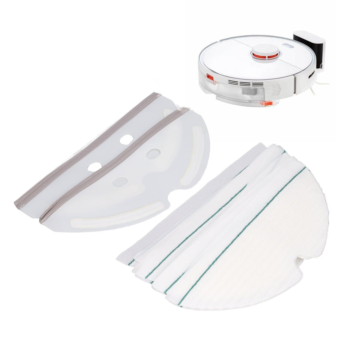 Sweeper Mop Cloth Bracket Kit Disposable Mop Cloth Holder Plate for Xiaomi Roborock S6 S5max E35 E2 Sweeping Robot