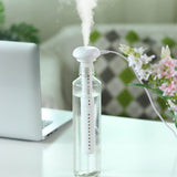 Desktop Humidifier Mute White Portable High Capacity Water Bottle Humidifier for Home Car - Rear View