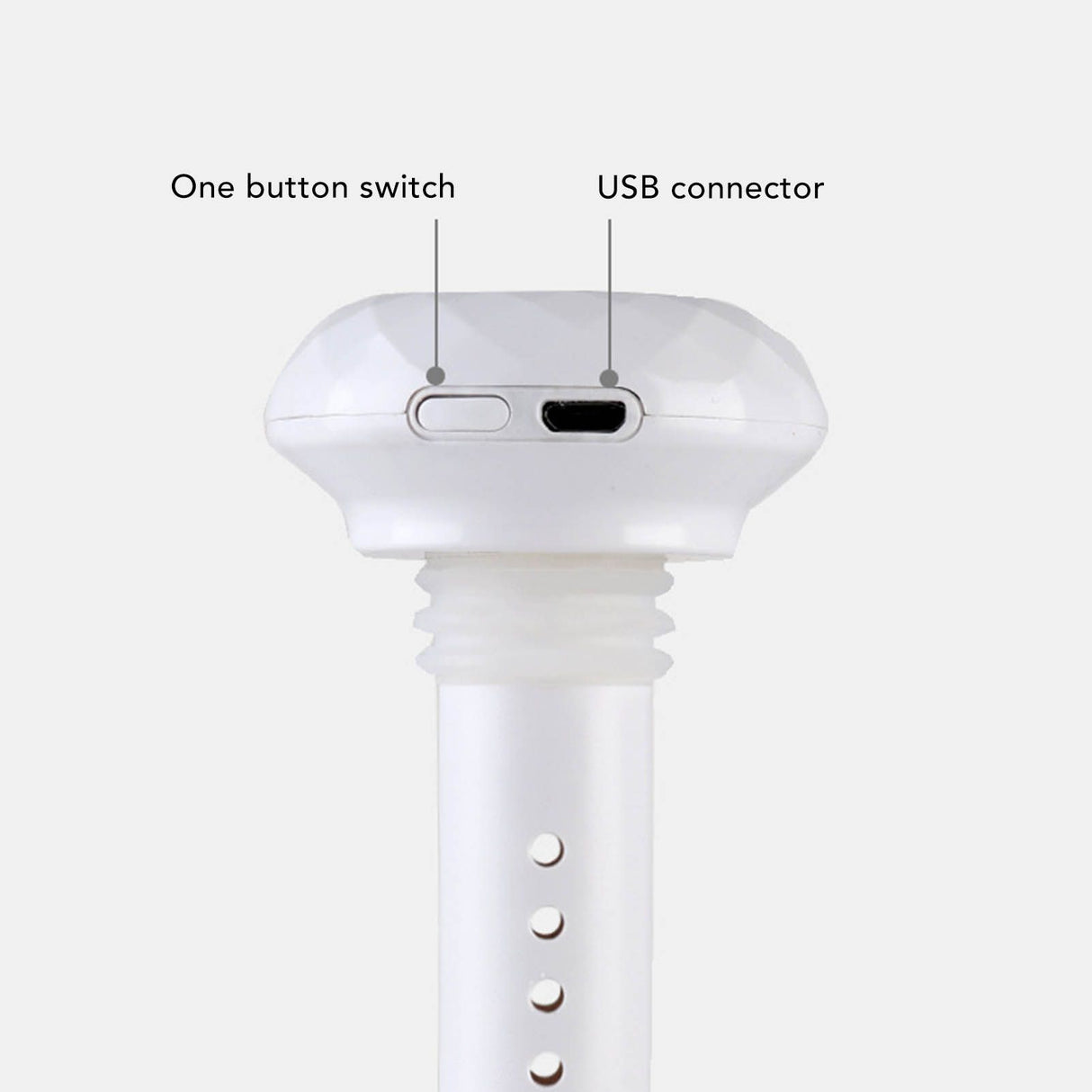 Desktop Humidifier Mute White Portable High Capacity Water Bottle Humidifier for Home Car