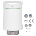 Smart Radiator Thermostat Valve APP Remote Timing Energy Saving Temperature Control Valve Home Heating Valve for Zigbee for Tuya White