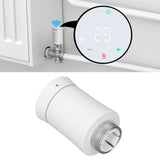 Smart Radiator Thermostat Valve APP Remote Timing Energy Saving Temperature Control Valve Home Heating Valve for Zigbee for Tuya White