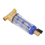 Cyclonic Sedimentation Water Filter G1/2in Backwashing Pure Copper Whole House Water Filter for Washer