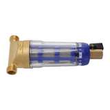 Cyclonic Sedimentation Water Filter G1/2in Backwashing Pure Copper Whole House Water Filter for Washer