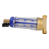 Cyclonic Sedimentation Water Filter G1/2in Backwashing Pure Copper Whole House Water Filter for Washer
