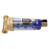 Whole House Spin Down Sediment Water Filter Refined Copper Head Spin Down Sediment Prefilter - 45-Degree Angle