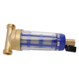 Whole House Spin Down Sediment Water Filter Refined Copper Head Spin Down Sediment Prefilter - Rear View