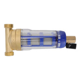 Whole House Spin Down Sediment Water Filter Refined Copper Head Spin Down Sediment Prefilter - Low Angle