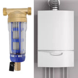 Whole House Spin Down Sediment Water Filter Refined Copper Head Spin Down Sediment Prefilter