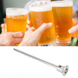 Mini Keg Dispenser Spear Stainless Steel PTFE Spraying Beer Keg Extractor Tube for Type A Beer Keg