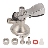 A Type Beer Keg Coupler Stainless Steel Wine Barrel Dispenser Beer Keg Tap Distributor Coupler