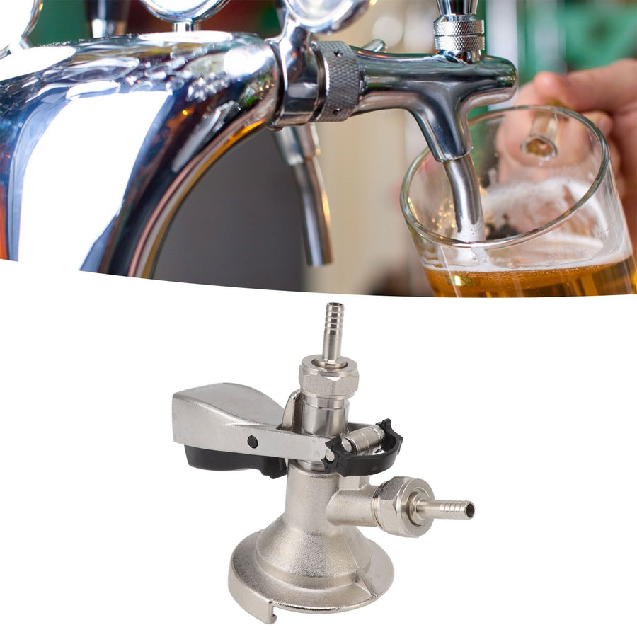 A Type Beer Keg Coupler Stainless Steel Wine Barrel Dispenser Beer Keg Tap Distributor Coupler