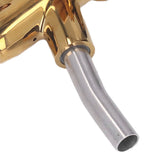 Beer Faucet Adjustable with Short Handle Stainless Steel Beer Dispenser Tap for Kegerator