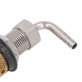 Beer Faucet Adjustable with Short Handle Stainless Steel Beer Dispenser Tap for Kegerator