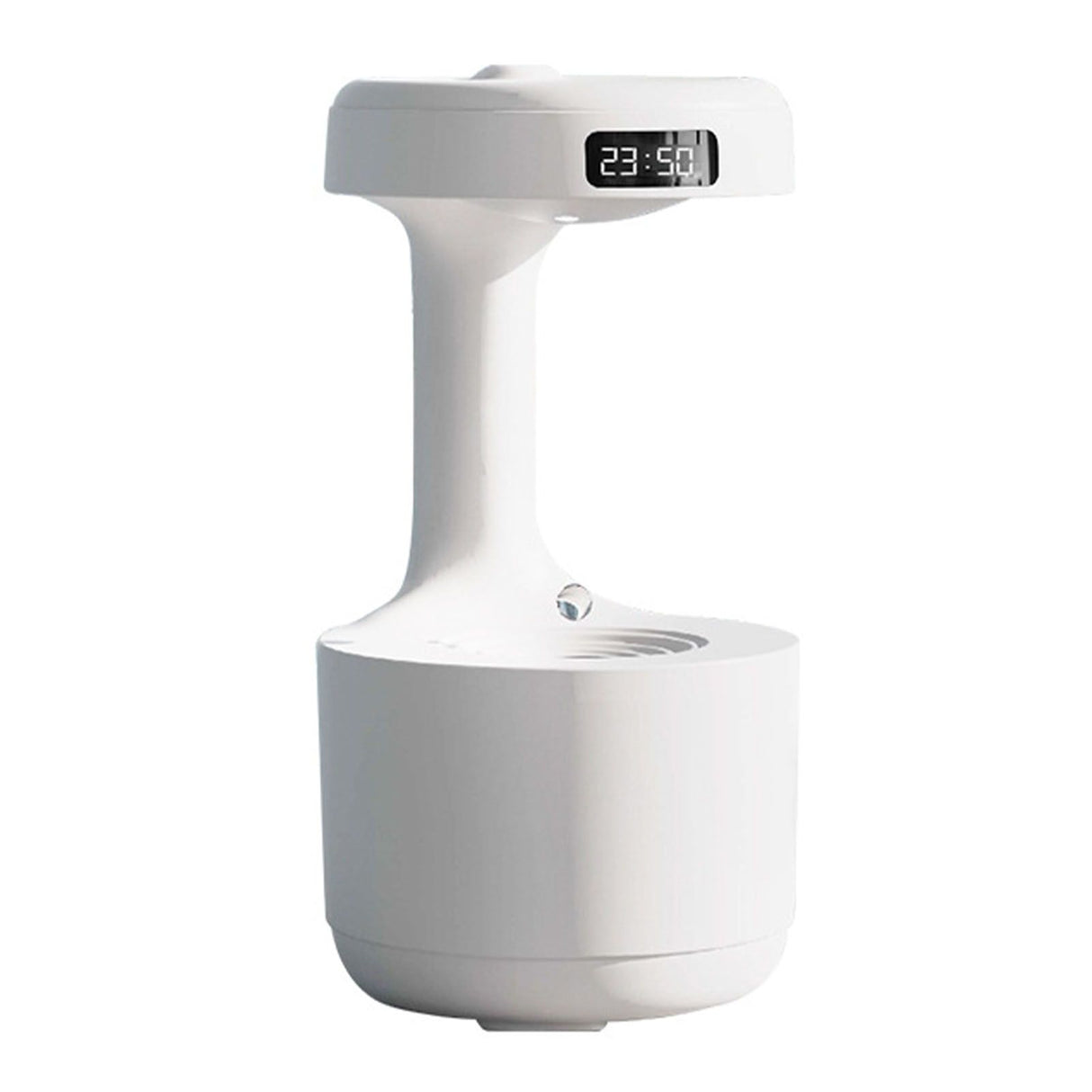 Cool Mist Humidifier Multifunction Smart Quiet High Capacity Countercurrent Water Droplet Humidifier for Office Bedroom White