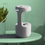 Cool Mist Humidifier Multifunction Smart Quiet High Capacity Countercurrent Water Droplet Humidifier for Office Bedroom White - Extra Image