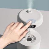 Cool Mist Humidifier Multifunction Smart Quiet High Capacity Countercurrent Water Droplet Humidifier for Office Bedroom White - Extra Image